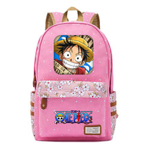 Anime Pirate Wang Lufei Printed Student School Bag Fragmented Flower Leisure Backpack