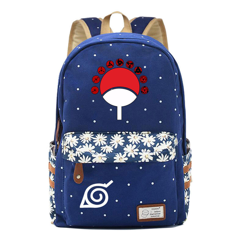 Naruto Youth Student School Bag Fashion Casual Backpack