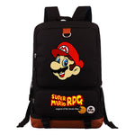 Super Mario Print Youth Student Backpack, Travel Bag, Men's And Women's Backpack