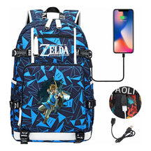 Legend Of Zelda Printed Youth Student Backpack For Men And Women With Large Capacity Leisure Travel Backpack