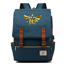 Game Zelda Kingdom Tears Print Youth Student Backpack Usb Casual Backpack