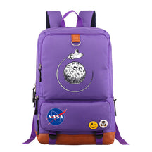 Nasa Fashion Printed Youth Student School Bag Travel Bag Men's And Women's Backpack Travel Backpack