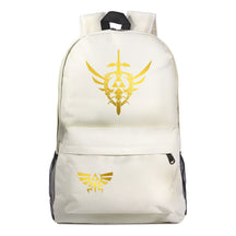 Golden Printed Youth Student Backpack Men And Women's Leisure Backpack