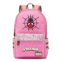 Superhero Printed Student Backpack Men And Women's Leisure Travel Backpack