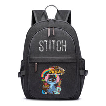 Anime Star Baby Stitch Printed Youth Student Backpack For Men And Women With Casual Woven Straps Backpack