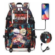 Printed Usb Youth Student Backpack For Men And Women's Leisure Large Capacity Travel Backpack
