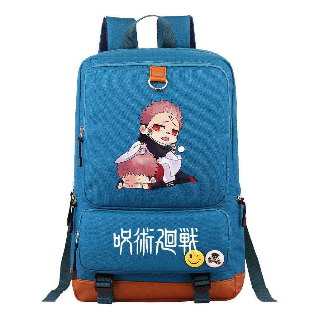 Cartoon And Manga Teenage Student Backpack, Men's And Women's Backpack, Travel Bag