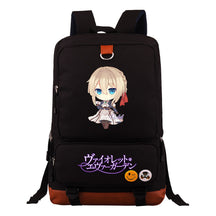 Printed Youth Student School Bag Large Capacity Travel Bag Men's And Women's Backpack