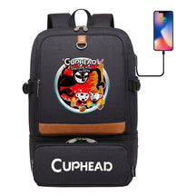 Printed Usb Youth Student School Bag Outdoor Picnic Insulation Bag Backpack