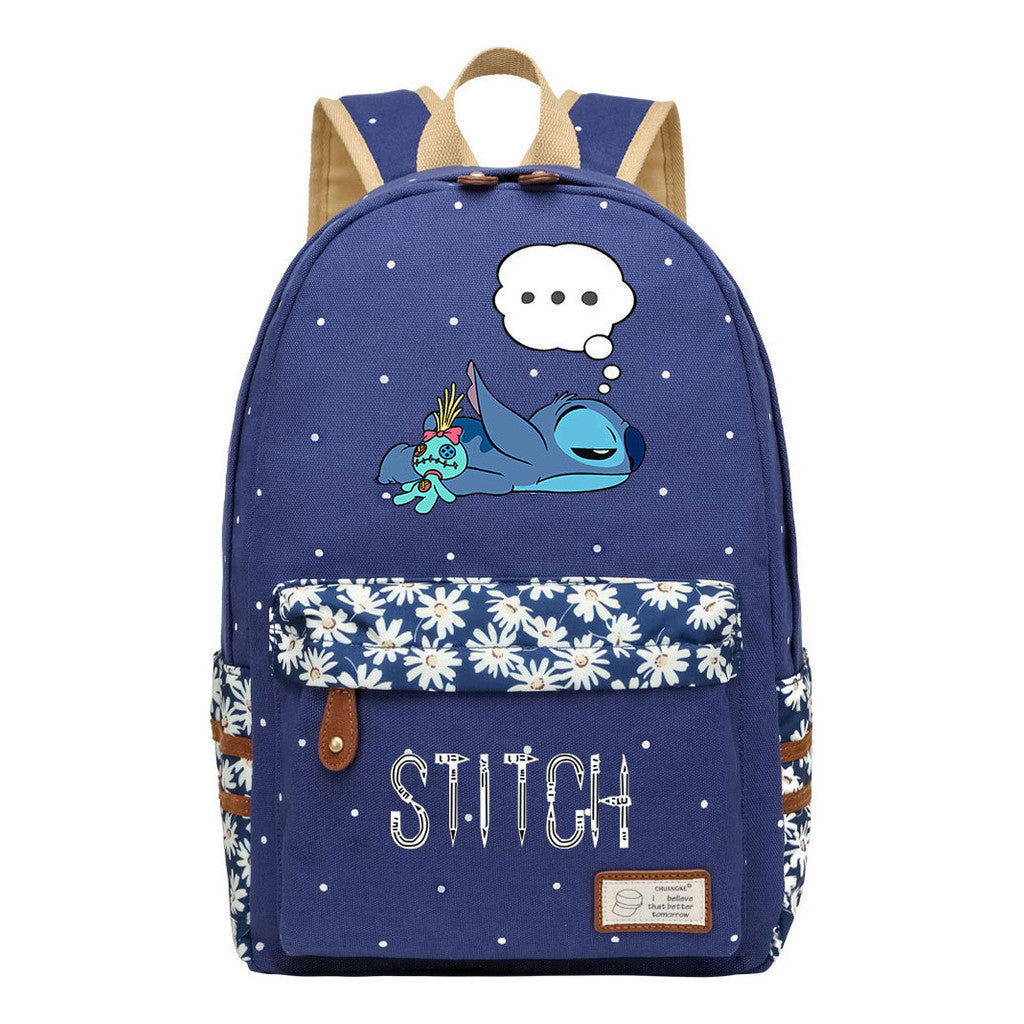 Starcraft Baby Stitch Printed Student Backpack Casual Backpack