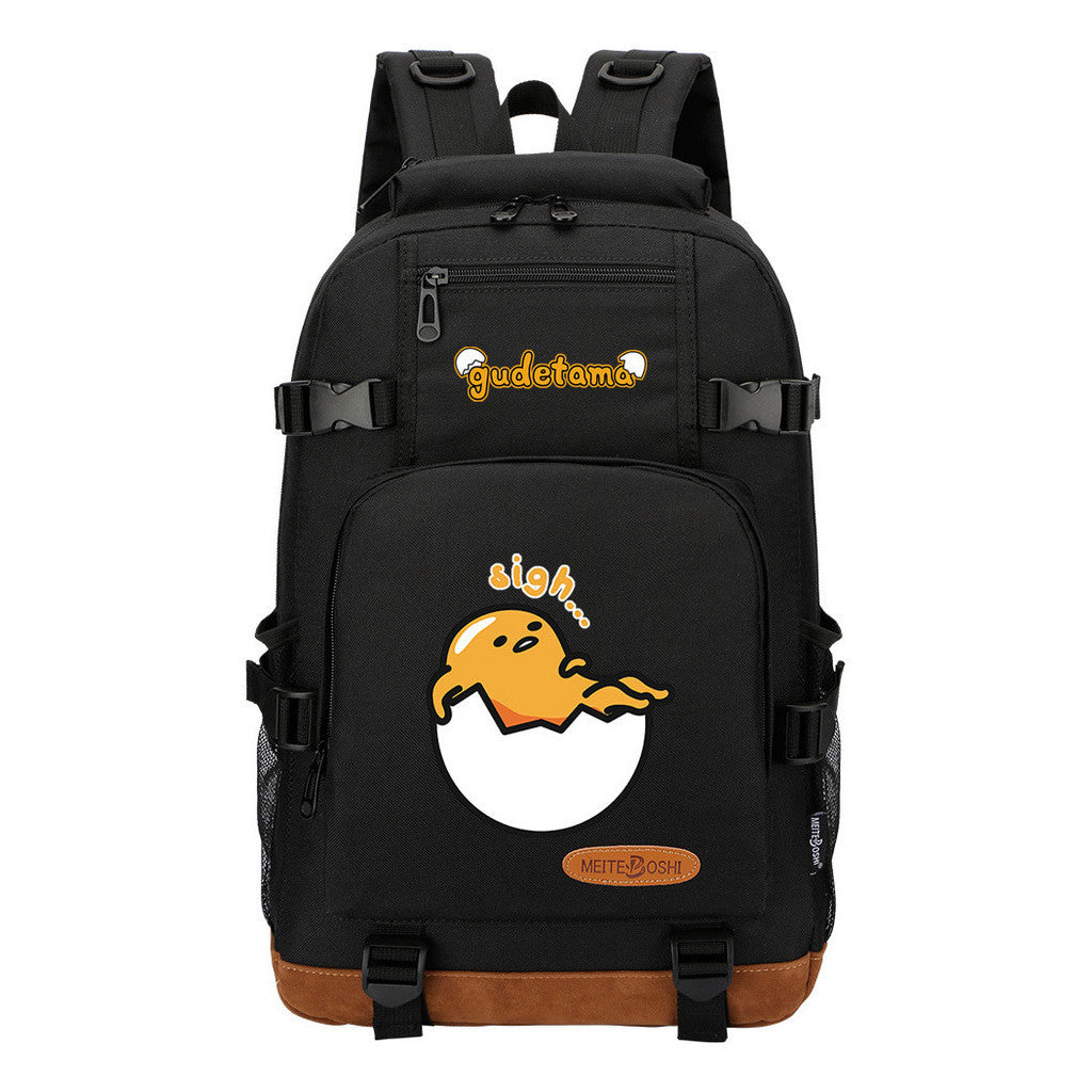 Lazy Egg Student Backpack, Boys And Girls Backpack