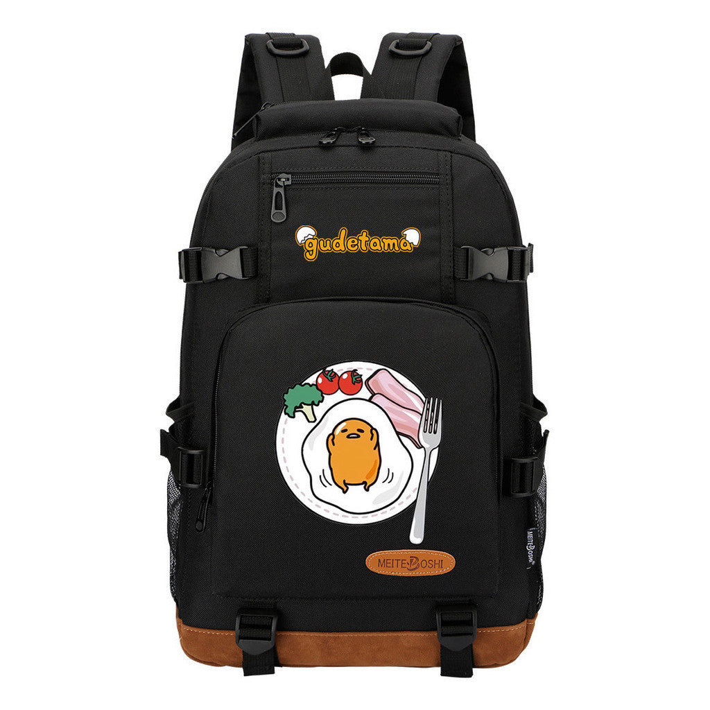 Lazy Egg Student Backpack, Boys And Girls Backpack