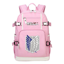 Giant Wings Of Cartoon And Anime Attack Student Backpacks, Men's And Women's Backpacks, Leisure Travel Backpacks