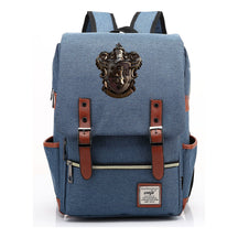 School Of Witchcraft And Wizardry Printed Youth Student Backpack For Men And Women, Casual Belt Buckle, Classic Backpack