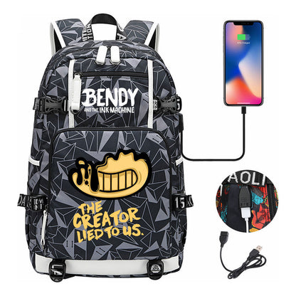 Usb Youth Student Backpack Travel Backpack