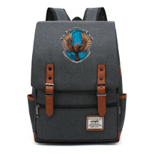 School Of Witchcraft And Wizardry Printed Youth Student Backpack For Men And Women, Casual Belt Buckle, Classic Backpack