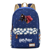 School Of Magic School Teen School Bag Floral Canvas Girl Backpack