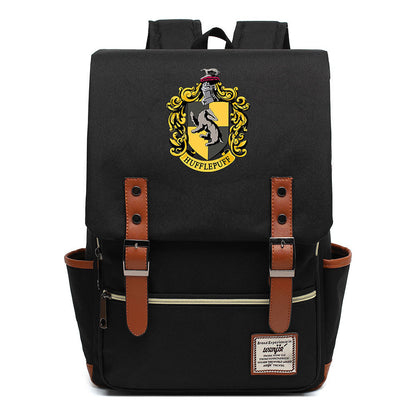 School Of Magic Printed Schoolbags For Men And Women Leisure Belt Buckle Classic Backpack 38*27*12.5cm