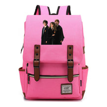 Academy Of Magic Print Teen Student School Bag For Men And Women Casual Belt Buckle Classic Backpack