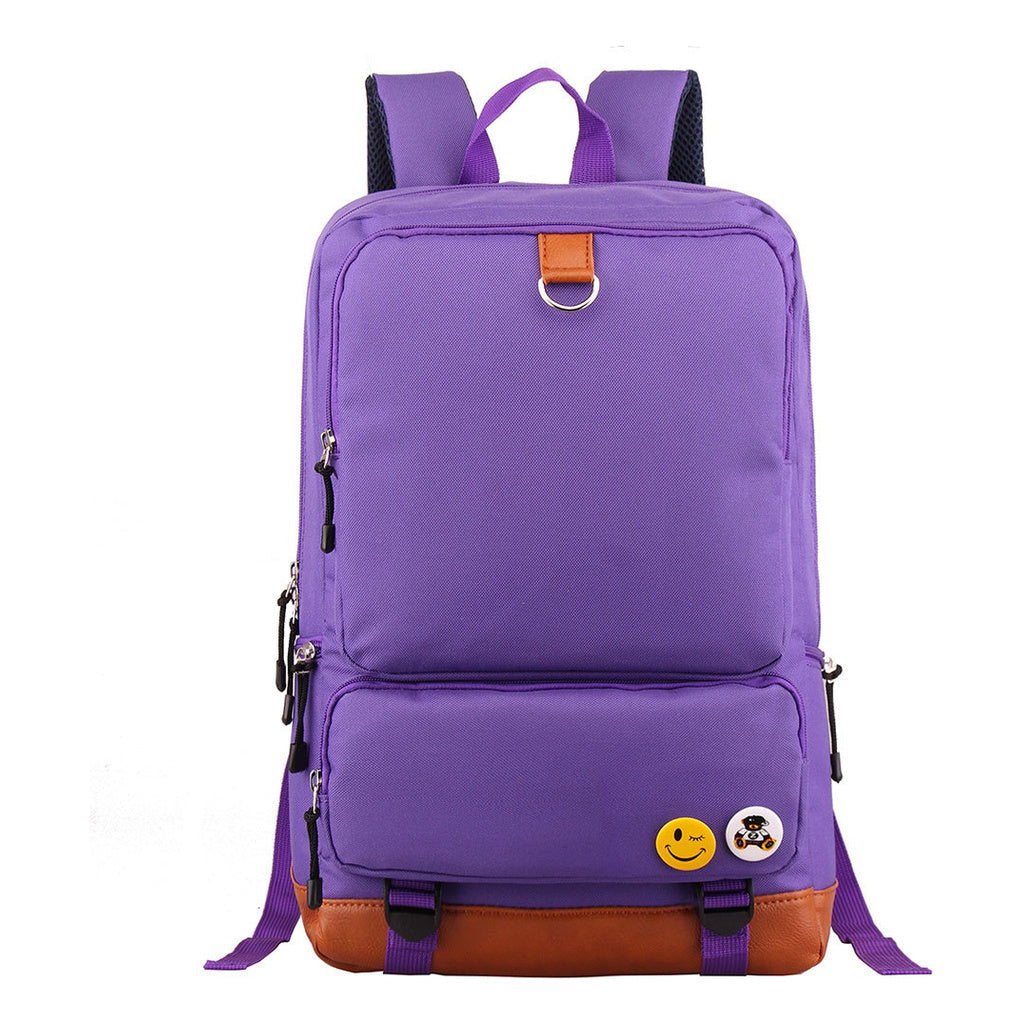 Printed Youth Student School Bag Large Capacity Travel Bag Men's And Women's Backpack