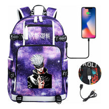 Printed Usb Youth Student Backpack Leisure Large Capacity Travel Backpack