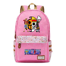 Anime Pirate Wang Lufei Printed Student School Bag Fragmented Flower Leisure Backpack