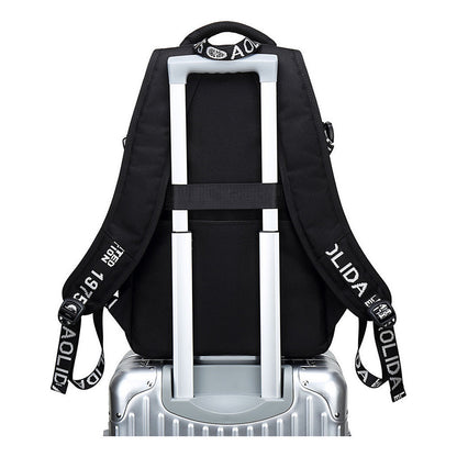 Football Star Mbappe Printed Usb Youth Student Backpack, Boy's And Girl's Backpack, Leisure Travel Backpack
