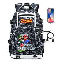 Super Mario Printed Backpack For Men And Women, Casual Travel Backpack