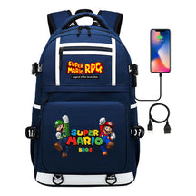 Super Mario Printed Backpack For Men And Women, Casual Travel Backpack