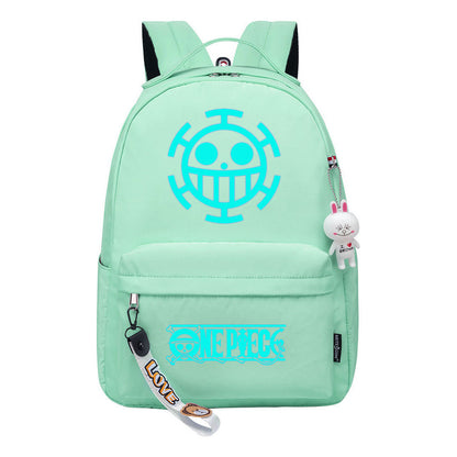 Cartoon Pirate Wang Lufei Youth Student School Bag Leisure Bag Girl Backpack