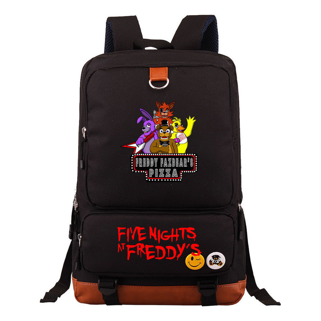 Toy Bear Game Printed Youth Student School Bag Large Capacity Travel Bag Men's And Women's Backpack