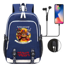 Toy Bear Game Peripheral Print Usb Youth Student Backpack For Men And Women Leisure Backpack