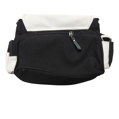 Youth Student Backpack, Canvas Shoulder Bag, Men's And Women's Casual Diagonal Backpack