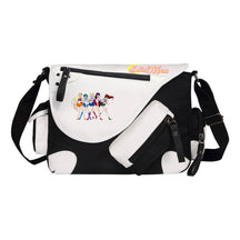 Beauty Girl Warrior Printed Youth Student School Bag Canvas Single Shoulder Bag Men's And Women's Casual Straddle Backpack
