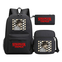 Strange Story Starry Sky Printed Youth Student Backpack 3-piece Set For Men And Women, Backpack Set