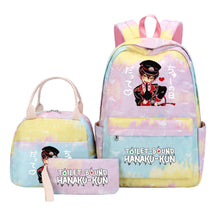 Student Girl Backpack Lunch Bag Three Piece Set Backpack Set