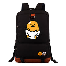 Cartoon Anime Lazy Egg Youth Student Backpack With Large Capacity Travel Bag For Boys And Girls Backpack
