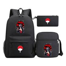Naruto Starry Sky Youth School Bag Three Piece Set For Boys And Girls Backpack Set