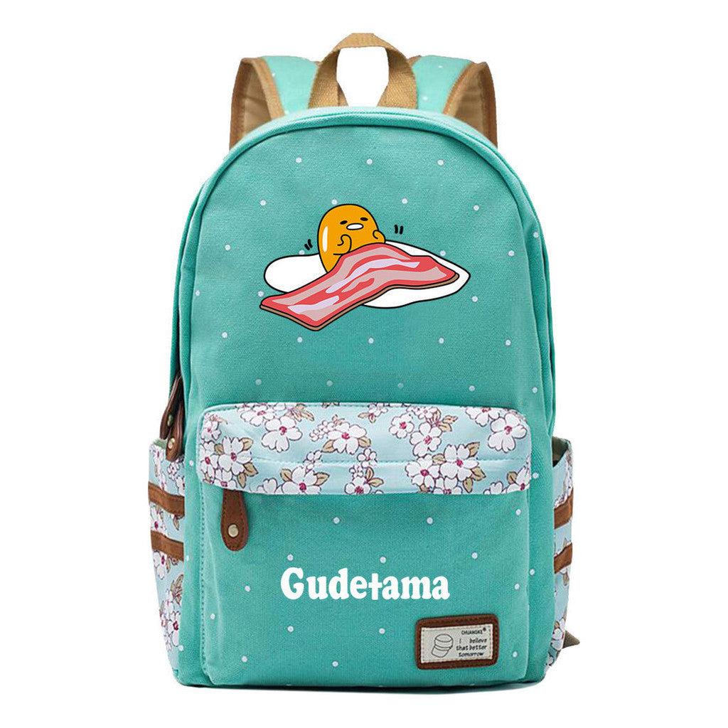 Egg Yolk Lazy Egg Teenage Girls Student Backpack Leisure Backpack