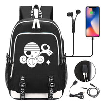 Pirate King Youth School Bag Usb Men's And Women's Leisure Backpack