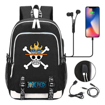 Anime Pirate Wang Lufei Youth Student School Bag Usb Men's And Women's Leisure Backpack