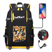 Volleyball Youth Usb Large Capacity Youth Student School Bag Men's And Women's Leisure Travel Backpack