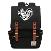 School Of Witchcraft And Wizardry Printed Youth Student School Bag Casual Belt Buckle Classic Backpack