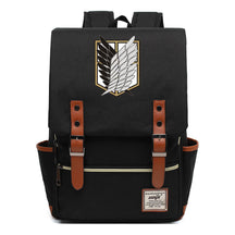 The Giant Of Manga Attack Printed Teenage Student Backpack For Men And Women With Casual Belt Buckle Classic Backpack 38*27*12.5cm
