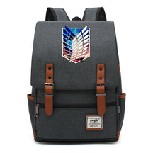 The Giant Of Manga Attack Printed Teenage Student Backpack For Men And Women With Casual Belt Buckle Classic Backpack  38*27*12.5cm