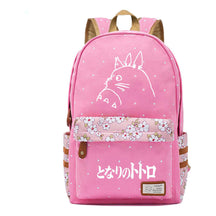 Printed Youth Student School Bag Fragmented Flower Leisure Backpack