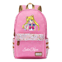 Anime Surrounding Beauty Girl Warrior Youth Student School Bag Fragmented Flower Boy's And Girl's Leisure Backpack