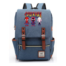 Superhero Print Youth Student Backpack For Men And Women, Casual Belt Buckle, Classic Backpack