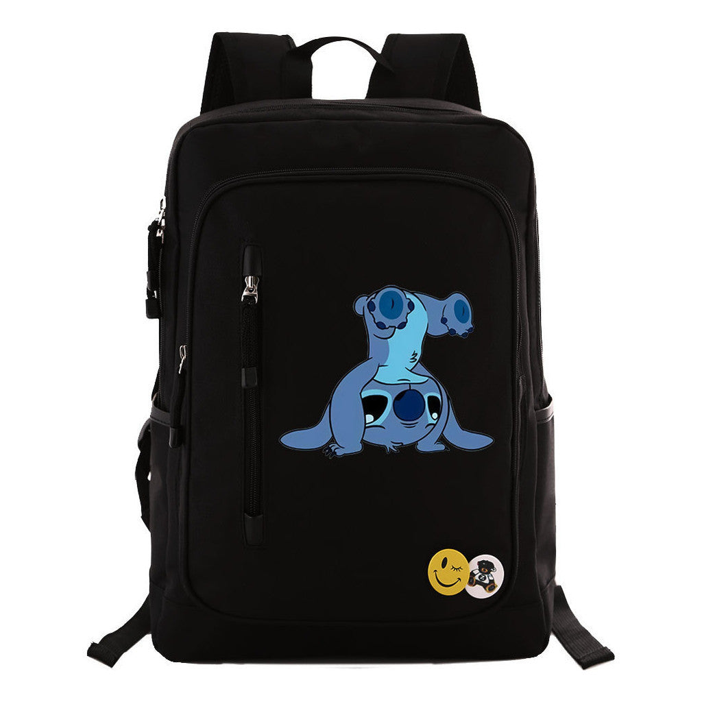 Sports Football Star Printed Youth Student Backpack Men And Women's Leisure Travel Backpack