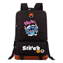 Anime Star Baby Stitch Printed Youth Student School Bag Travel Bag Backpack Travel Backpack